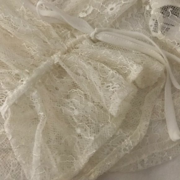 NWOT Monki Lace Button Up Blouse - Picture 5 of 6